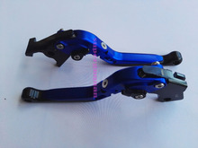 New bike motorcycle motorbike CNC Foldable Extendable brake&Clutch Levers blue For Suzuki SV650 SV 650 SV650S 1999-2010 2024 - buy cheap