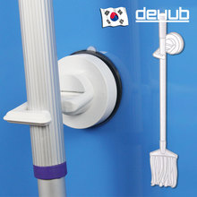 Dehub marca poderosa succión al vacío Ganchos escoba MOP hanger gancho impermeable cocina baño puerta Wall Sucker Ganchos MOP titular 2024 - compra barato