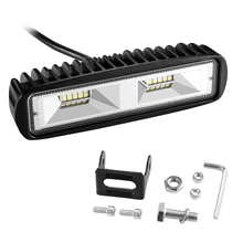 LEDGLE-Luz LED compacta de trabajo para coche, 30W, a prueba de polvo, todoterreno, Luz brillante de conducción, para varios vehículos, resistente al agua 2024 - compra barato