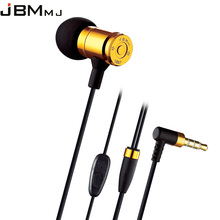 Original JBMmj 007 Earphones high quality metal earbuds metal bullet model music Earphone For Music mobile phone 2024 - buy cheap
