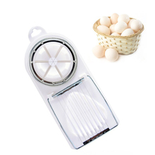 Cortador de huevos ZORASUN 2 en 1, hoja de acero inoxidable con soporte de plástico para Cocina 2024 - compra barato