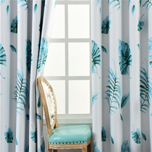 Printed Banana Leaf Window Curtain String Curtains For Living Room Bedroom Drape Panel Modern Window Treatments 2024 - buy cheap