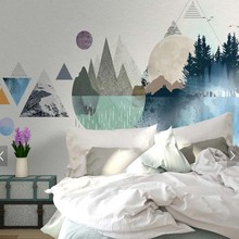 European Modern Geometry Photo Wallpaper Mural for Living Room TV Background Home Decor Wall Papers Roll Landscape Murals 2024 - buy cheap