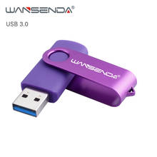 WANSENDA Rotation USB 3.0 USB Flash Drive 256GB Metal Pen Drive 128GB 64GB 32GB 16GB Pendrive High Speed USB Stick Flash Disk 2024 - buy cheap