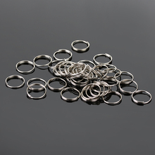Aros de acero de 0,7x12mm, anillos abiertos de doble bucle y anillas divididas, chapados en níquel, accesorios de joyería DIY 500, unids/lote 2024 - compra barato