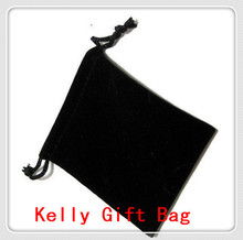 Atacado 20 unidades 15x20cm sacola veludo preto butique sacos de joias sacos de embalagem fofos de veludo bolsa para presente 2024 - compre barato