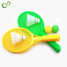 1 pair Novelty Child Dual Badminton Tennis Racket Baby Sports Parent-Child Sports Bed Toy Educational Toys GYH 2024 - buy cheap