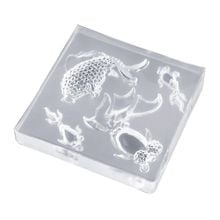 DIY Handmade Resin Goldfish Squid Shape Molds AB Glue Crystal Epoxy High Translucent Silicone Mold Jewelry Making 2024 - buy cheap