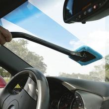 Eafc escova de limpeza de janela de carro, cabo longo, lavagem de carro, 40cm, toalha de pára-brisa do carro, prático, lavável, limpador de carro 2024 - compre barato