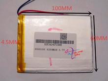 best battery brand New 4560100 3.7v 4200mah tablet battery Polymer battery 3.7V elf U25GT ,7 Inch / DVD polymer batte 2024 - buy cheap