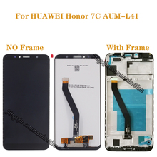 New 5.7" LCD for Huawei Honor 7C Aum-L41 LCD + touch screen digitizer components with frame display repair parts + tools 2024 - buy cheap