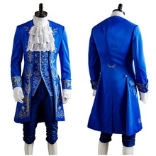 2017 Movie Beauty and the Beast Costume Prince Adam Men Anime Party Halloween Carnival Dan Stevens Cosplay Costumes 2024 - buy cheap