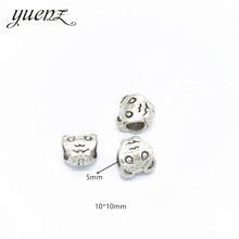 YuenZ 10pcs Antique Silver Color big hole panda Beads Spacers Beads Fit European Charm Jewelry Accessories DIY Findings R120 2024 - buy cheap