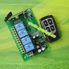85 v-250 v 110 v relé sem fio rf tomada de controle remoto interruptor de 433 mhz sem fio rf 4ch elétrica cortina interruptor de controle do motor