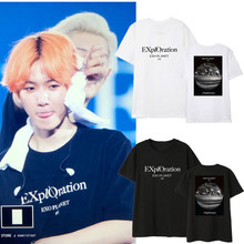 kpop EXO Five tour concert same Black girl tees short-sleeve T shirt Women/Men Korean loose summer streetwear tshirt female tops 2024 - buy cheap