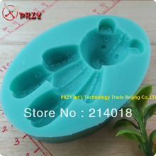 Silicone Fondant Molds Teddy Bear Chocolate Silicone Mould Fondant Cake Decoration Mold Forms Aroma Stone Moulds Silicone Rubber 2024 - buy cheap