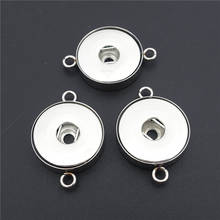 Stainless Steel 18mm Snap Buttons Connectors Charms Jewelry Accessories Diy Bracelet Making Findings 2024 - buy cheap