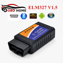 OBD2 ELM327 V1.5 Bluetooth Diagnostic Scanner Can-Bus ELM 327 Scantool Check Engine Light Car Code Reader Tester 2024 - buy cheap