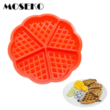 MOSEKO Heart Shape Silicone Waffle Mold Makers Cake Mould Cookie Muffin Nonstick Baking  Mold Bakeware Cooking Tools for Kids 2024 - buy cheap