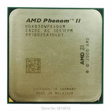 Четырехъядерный процессор AMD Phenom II X4 830 2,8 ГГц, процессор HDX830WFK4DGM Socket AM3 2024 - купить недорого