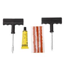 Professional Car Bike Auto tubeless Tire Repair Kit 6-Piece Tool Set Tyre Puncture Plug Motorcycle Car Accessories 2024 - buy cheap