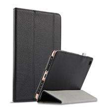 Funda magnética de alta calidad de cuero auténtico con soporte inteligente para Xiaomi mi Pad 4 Plus mi Pad4 Plus tableta de 10,1 pulgadas 2024 - compra barato