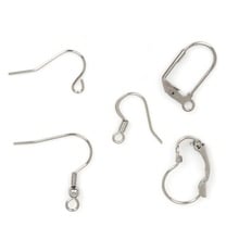 30-600pcs/lot Stainless Steel Earring Hooks Clasps Ear Wires For Jewelry Making Accessories DIY Earring Hook Earwire Jewelry 2024 - buy cheap