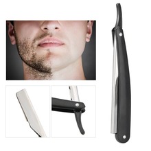 Barber Razor Straight Edge Hair Clipper Salon Folding Blade Razor with Blade Black Shaving Razor Tools Haircut 2024 - buy cheap