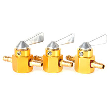 Interruptor de encendido y apagado de combustible para motocicleta, accesorio Universal de 6mm, dorado, 2 pulgadas, 6 pulgadas, 1 unidad 2024 - compra barato