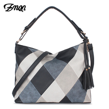 ZMQN Hand Bags For Women 2020 Patchwork Luxury Handbags Women Bags Designer PU Leather Hobos Shoulder Messenger Bag Female A861 2024 - buy cheap