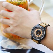 Роскошные модные часы из силикагеля и кожи, мужские кварцевые аналоговые часы с датой, Прямая поставка F825 2024 - купить недорого