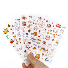 6 sheets/1set Kawaii Planner Stickers cartoon Fat Rabbit ver 3 Transparent diary deco /sticky notes 2024 - buy cheap