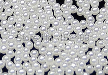 2500pcs/ ABS Ivory Color  Round Beads  3mm * Round Pearl Imitation Plastic Pearl Beads White for You to DIY jewelry 2024 - buy cheap