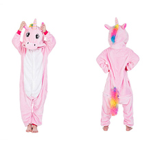 Pijama para meninos e meninas kigurumi, macacão infantil de animais, quente para o inverno, 3 a 10t, 2019 2024 - compre barato