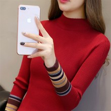 New Turtleneck Sweater Womens Sweaters Fashion Sale Women Winter Tops Autumn Pullover Women Knitted Sweater Jumper Truien Dames 2024 - buy cheap