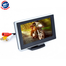 Monitor de marcha atrás Digital para coche, pantalla LCD TFT 16:9 de 4,3 pulgadas con 2 soportes, CCD, cámara de visión trasera, DVD, VCR, Envío Gratis 2024 - compra barato