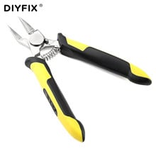 DIYFIX 5" Mini Electrical Wire Cable Pliers Cutters Cutting Side Snips Flush Nipper Wire Stripper Hand Tools Micro Shears TS-140 2024 - buy cheap