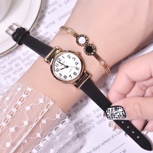 Relógio feminino de quartzo couro, relógio de qualidade nova moda para mulheres, pequeno, 2021, marca popular, luxo 2024 - compre barato