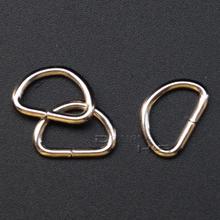 1000 шт./лот 3/8 "(10 мм) никелированное D кольцо, полукольцевая застежка для ленты, раструб, ремень с пряжкой 2024 - купить недорого