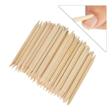 100Pcs Disposable Double Ended Cuticle Pusher Remover Manicure Pedicure Nail Art Tools 2024 - buy cheap