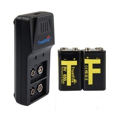 TrustFire 2PCS 650mAh 6F22 9V Rechargeable Li-ion Battery With Trustfire Intelligent Charger 9V Li-ion NI-MH Battery Charger 2024 - buy cheap
