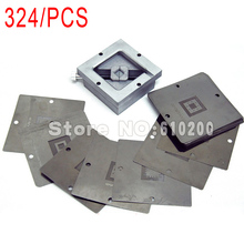 324/pcs 90 BGA stencils templates+ BGA Reballing Station for Motherboard PSP Game machine Memory Graphics card MTK 2024 - buy cheap