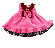 1-5T 100% Cotton Kids Baby Girls Clothes Vestido Infantil Party Christmas Princess Dress Tutu Vetement Fille Navidad Pink Winter 2024 - buy cheap