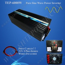 DC 24v to AC 220v 6000w power inverter, pure sine wave power inverter, solar invertor 2024 - buy cheap