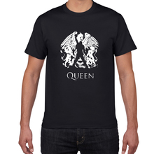 Freddie Mercury The Queen Band T-Shirt Mens Hip Hop Rock Hipster T Shirt Casual Tshirts  Glitter Rock Band  harajuku Top Tees 2024 - buy cheap
