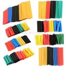 127/140/280/328Pcs Assorted Polyolefin Heat Shrink Tubing Tube Cable Sleeves Wrap Wire Set 8 Size Multicolor/Black 2024 - buy cheap