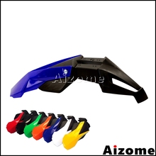 Para-lama dianteiro universal, azul e preto, para motocicletas yamaha wr yz yzf ttr 200, 230, 250, 450, off-road 2024 - compre barato