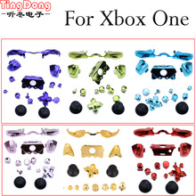 TingDong-juego completo de reparación de piezas de repuesto, kit de activadores de botones cromados ABXY Dpad, Mod de controlador para Xbox One XboxONE, 16 colores 2024 - compra barato