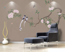 Beibehang-papel tapiz pintado a mano, moderno y clásico, pintado a mano, Fondo de TV HD, pintura de pared, 3d 2024 - compra barato