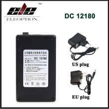 Batería portátil recargable de iones de litio, superpolímero DC12180 DC 12V 1800mAh para transmisor de cámara CCTV con enchufe negro 2024 - compra barato